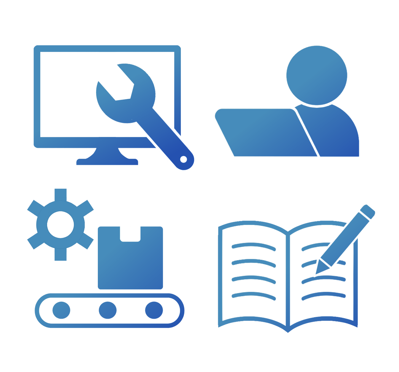 請負センターでの作業風景